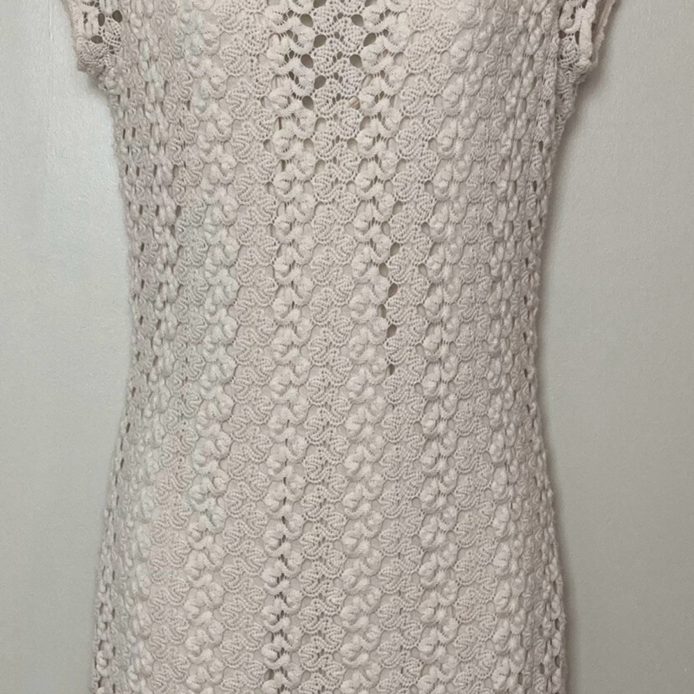 Free People Cream Crochet Mini Dress – Size S - Picture 8 of 8
